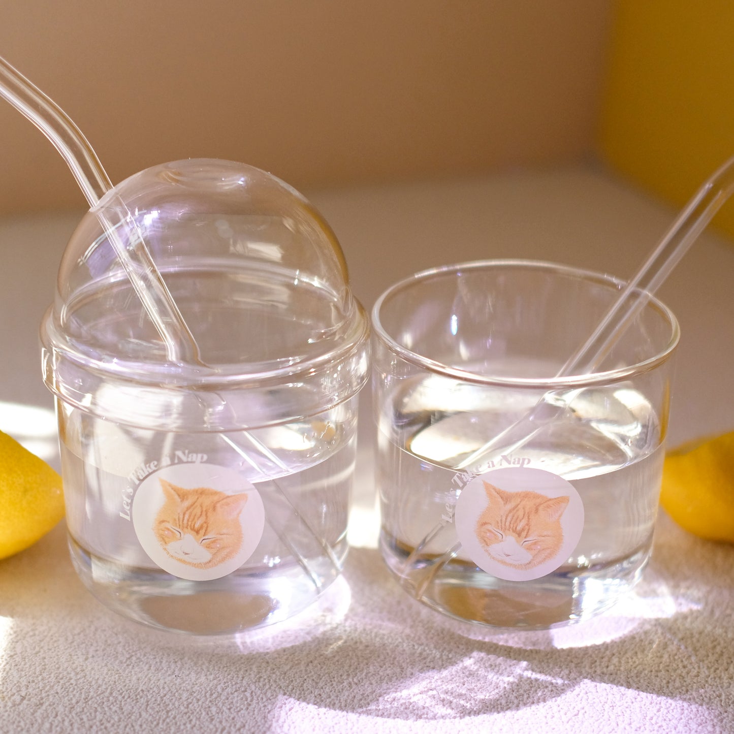 The Tiny Yellow Cat Cup