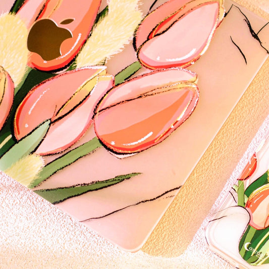 Tulip Bouquet MacBook Case