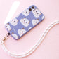 Phone Straps (Black and White Striped)