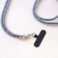 Phone Straps (Black and White Plaid)